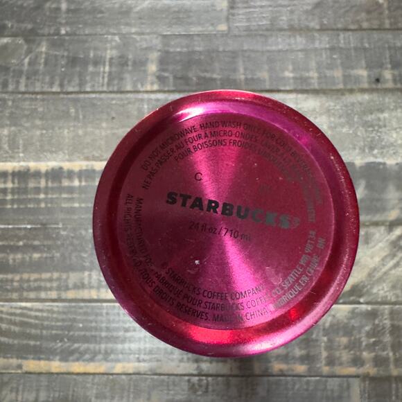 2021 Starbucks Holiday Stainless Steel Ombre Tumbler Cold Cup Venti 24 Oz - Picture 3 of 7